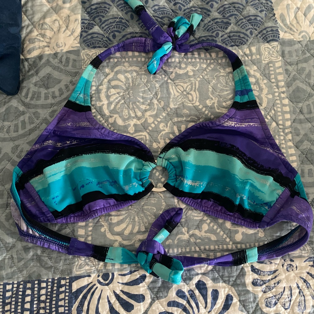 Striped Bikini Top